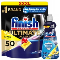 FINISH 50 Lemon Ultimate AIO + leštidlo 400 ml