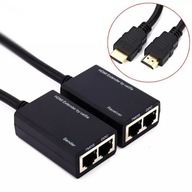 KÁBLOVÝ KONVERTOR HDMI NA LAN BY RJ45 30M