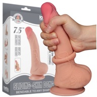 REALISTICKÉ DILDO s prísavkou, umelý PENIS so semenníkmi ako SKUTOČNÝ