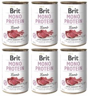 Brit Mono Protein Lamb 6 x 400 g s jahňacinou