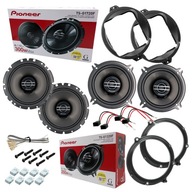 4x reproduktory PIONEER pre AUDI A4 B5 SEDAN, predné + zadné rozpery