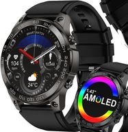 SMARTWATCH PÁNSKE VOJENSKÉ HODINKY, VODEODOLNÉ IP68 AMOLED VOLANIA IMPULZ PL