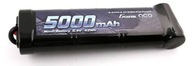 Batéria / batéria Gens ACE / batéria 5000 mAh 8,4 V Plochá NIMH T-Dean zástrčka pre RC