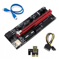 Sada 5ks Riser 009S GOLD USB 3.0 PCI-E 1x-16x