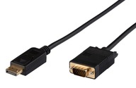 MicroConnect Displayport - VGA kábel 1m