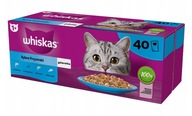 WHISKAS MIX PRÍCHUTIEK Rybie príchute pre mačky 40x85g