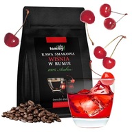 Ochutená zrnková káva Čerešňa v rume 250g 100% Arabica Čerstvo pražená