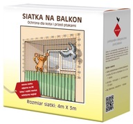 SET BALKÓNOVÁ SIEŤ PRE MAČKU, VTÁKY, HOLUBY 4X3