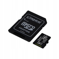 KINGSTON MICROSD CARD 256GB MICRO CL10 SD ADAPTÉR