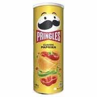 19x 165g PRINGLES Classic Paprikové chrumky KARTÓN