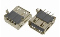 USB-A smd zásuvka čierna - 10 ks