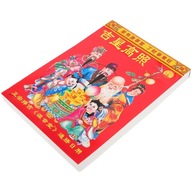 Nástenná tapeta s čínskym kalendárom v dennom štýle