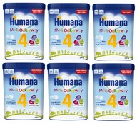 HUMANA 4 NÁSLEDNÉ MLIEKO PO 24 MESIACOCH 6x 650G