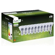 10X GU10 LED žiarovka 8W 650lm 4000K neutrálny reflektor stmievateľný