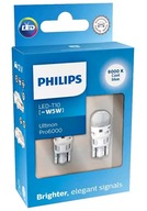 PHILIPS LED žiarovky T10 W5W Ultinon Pro6000 8000K