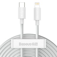 Kábel Baseus 2x USB-C na Lightning PD 20W 1,5m