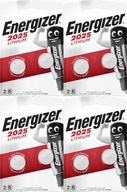 Energizer 3V CR2025 špecializovaná batéria 8 ks