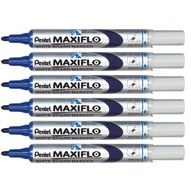 Pentel Maxiflo Popisovač na tabuľu, modrý, okrúhly