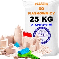 Piesok na pieskovisko od výrobcu s certifikátom 25KG