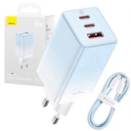 BASEUS NÁSTENNÁ NABÍJAČKA 2x USB TYP C 1x USB 65W