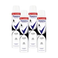 SADA 4X REXONA NEVIDITEĽNÝ ČIERNO-BIELY SPREJ 200ml