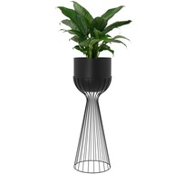 LOFT NEW Dizajnový stojanový kovový stojan na kvety, 56 cm