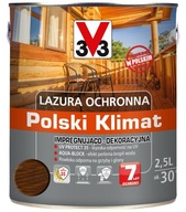 V33 impregnačná a ochranná lazúra zlatý dub 2,5L