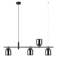 Závesné svietidlo SERVIO PND-66892-4-BK-SG Italux Moderné stropné LAMP