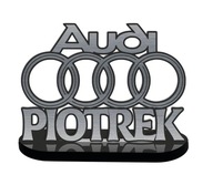 Topper nápis na stojane + názov logo AUDI