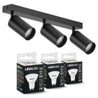 SET Halogénové svietidlo stropné svietidlo + GU10 LED 7W