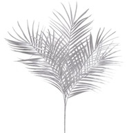 Palmové listy, strieborná umelá vetva, PALM, 85 cm