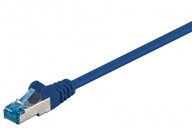 LAN Patchcord CAT 6A S/FTP kábel, modrý, 3m