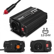 Invertor Volt Poľsko 12 a 24V USB 2A 300W