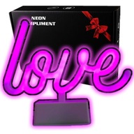 3D LED batérie do nočnej lampy NEON Love