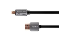 Kvalitný HDMI - micro HDMI kábel 3m 4K Kruger&Matz HDMI - microHDMI