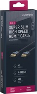 Ultratenký 1m kábel CICKTRONIC HDMI-HDMI 2.0 4K