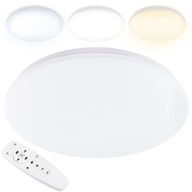 Stropné svietidlo LED CCT Warm Cold White Neutral 40cm 72w + Diaľkové ovládanie