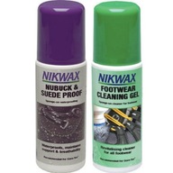 NIKWAX NUBUCK Impregnačný a semišový čistiaci gél 2x 125ml