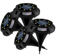 4X SOLAR DRIVE TRÁVNÍK ZÁHRADNÁ LED LAMPA