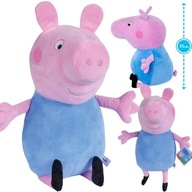 SIMBA PEPPA PIG MASKOT Mäkká PLYŠOVÁ HRAČKA GEORGE BROTHER PRASIATKO 31cm PLYŠ