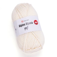 Priadza YarnArt ALPINE ALPACA NEW 1433/ ekri