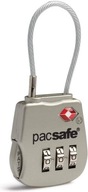 Visiaci zámok na batožinu s TSA Pacsafe Prosafe 800 Silver