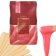 ITALWAX Rose Rose 1kg TVRDÝ vosk na depiláciu TALIANSKY + 10 OVEE špachtličky