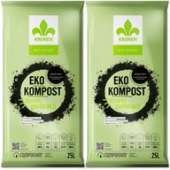 ZÁHRADNÝ KOMPOST 2x25L (50L) na trávnikovú zeleninu