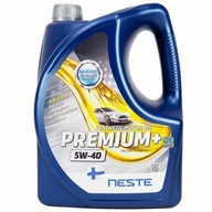 NESTE PREMIUM+ MOTOROVÝ OLEJ 5W40 4L