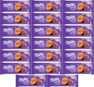 Milka Choco obilné sušienky s ovsenými vločkami x20