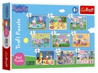 TREFL Puzzle Peppa Pig 9v1 327 dielikov a jej brat Goerge chrum