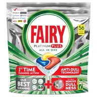 FAIRY Platinum PLUS do umývačky riadu 56ks. CITRÓN