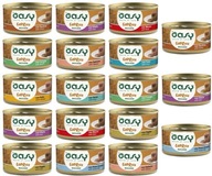 Oasy Mousse - MIX CHUTÍ - mokré krmivo pre dospelé mačky - 18 x 85 g plechovka