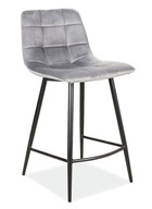 Barová stolička a barová stolička MILA H2, šedá